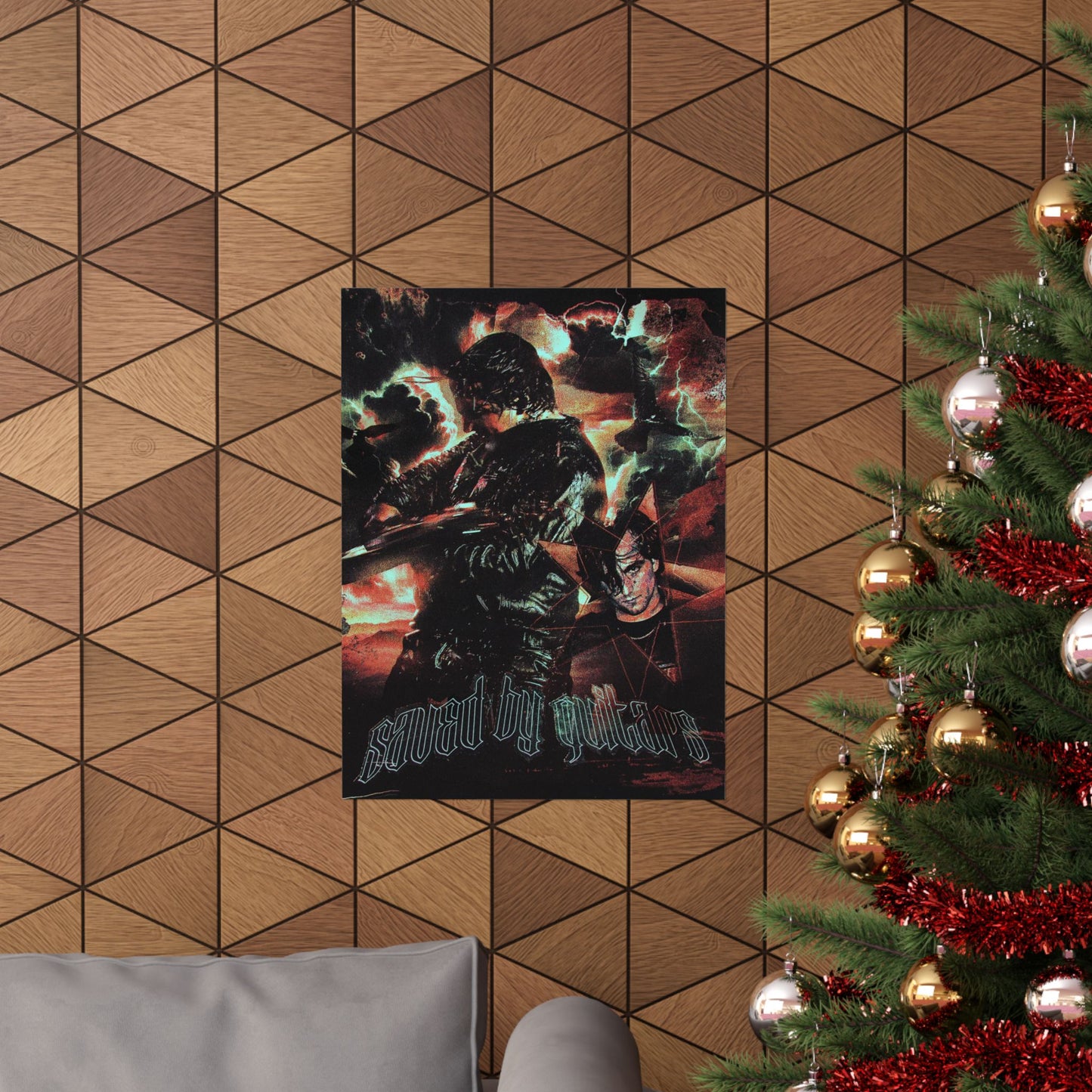 Saved By Guitars - Matte Poster
