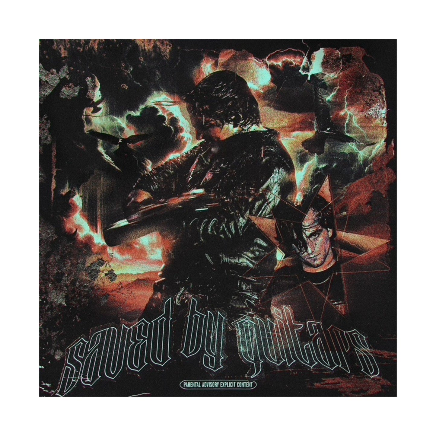 Saved By Guitars - Matte Poster